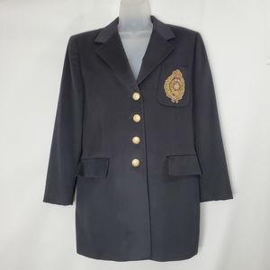 Escada Cashmere Vintage Blazer Deep Navy